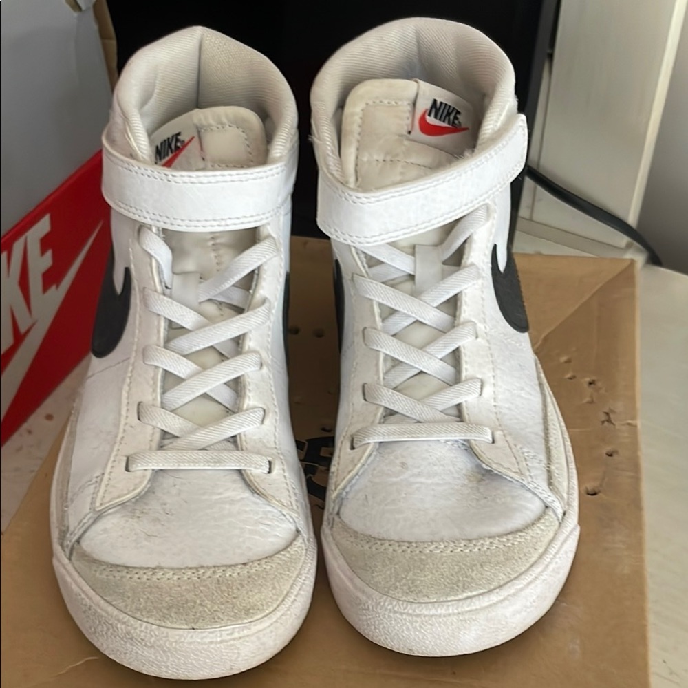 Nike White High-Top Sneakers